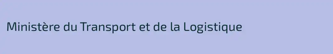 Ministère du Transport et de la Logistique
